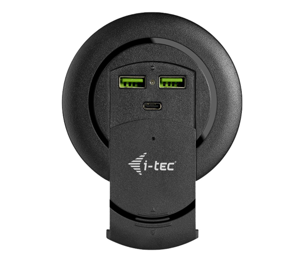 I-TEC Fast Charger Built-in DesktopUSB-C PD 3.0 + 3x USB 3.0 QC3.0 96W - do zabudowy biurkowej CHARGER96WD - 1057266 - zdjęcie